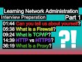 Network Administration Interview Preparation Part 1