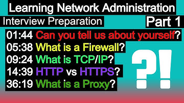 Network Administration Interview Preparation Part 1