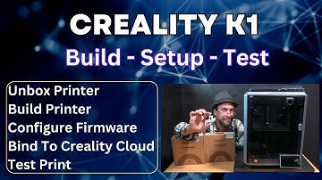 Complete Unboxing & Setup: Creality K1 3D Printer - From BOX to BENCHY - In 4K