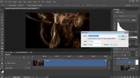 Animated smoke effect in Photoshop CS6
