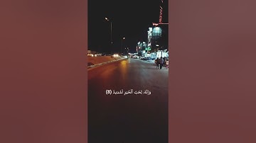 القارئ حمزة زغنون...سورة العاديات مع شوارع أربيل ليلا❤️قراءة هادئة ومريحة❤️