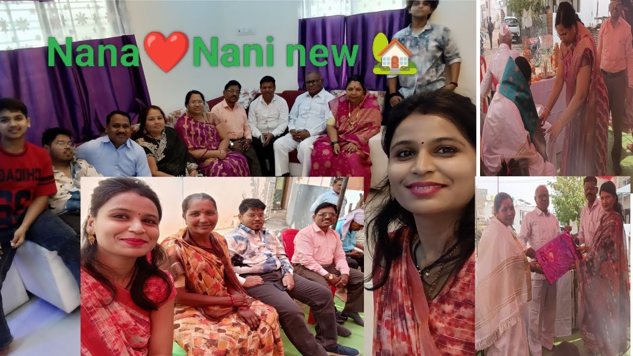 Finally Nana💖Nani new Home🏡 after long time with my lovely family❤️✨ #viral #love #dhairya #family 
