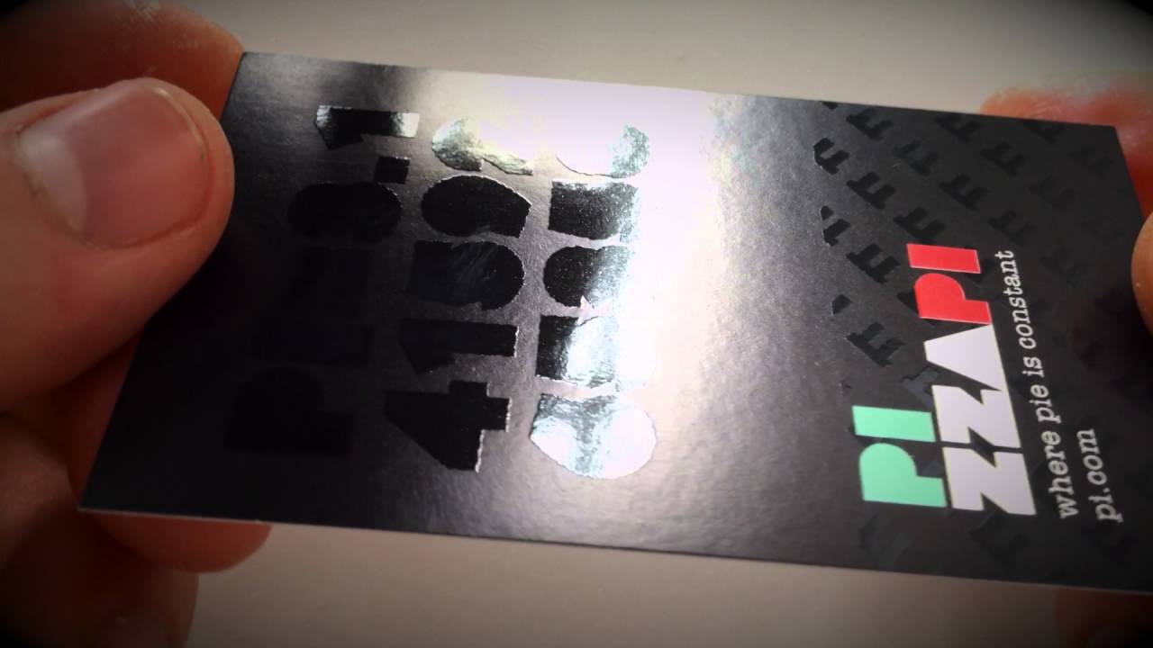 Spot uv business cards