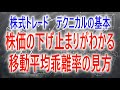 【株式トレード】株価が下げ止まりがわかる移動平均乖離率の見方