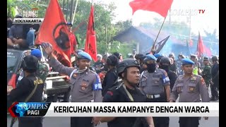 Kampanye di Yogyakarta, Massa dan Warga Ricuh