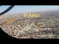 El Aaiún  take-off in the Sahara Desert.  desde el aire. Regreso después del Intercontinental Rally.