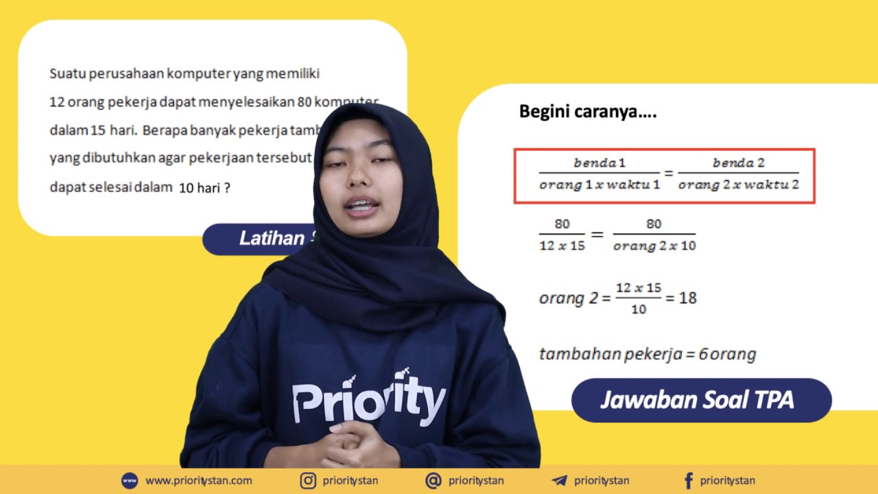 Contoh Soal Dan Pembahasan Tentang Perbandingan Dan Skala