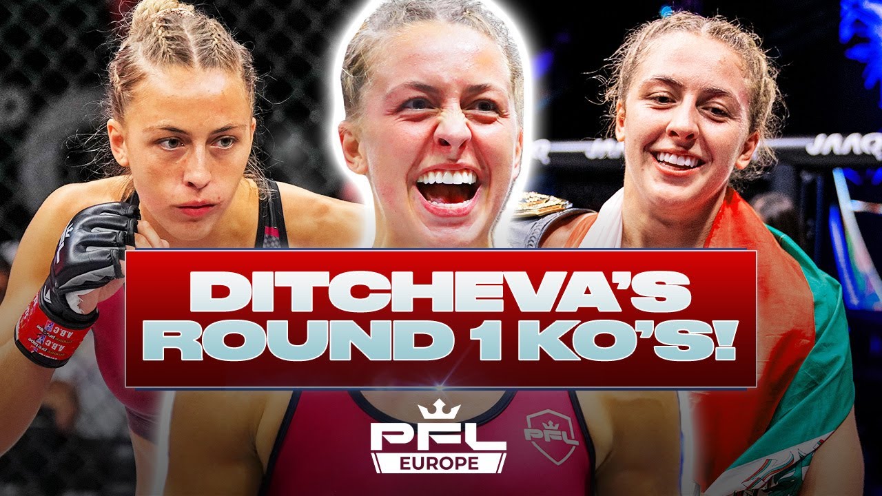 Dakota Ditcheva's Round One Knockouts But They Get Faster Each Time!