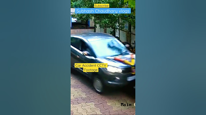 New Car Accident CCTV Footage #shorts #car #newcar