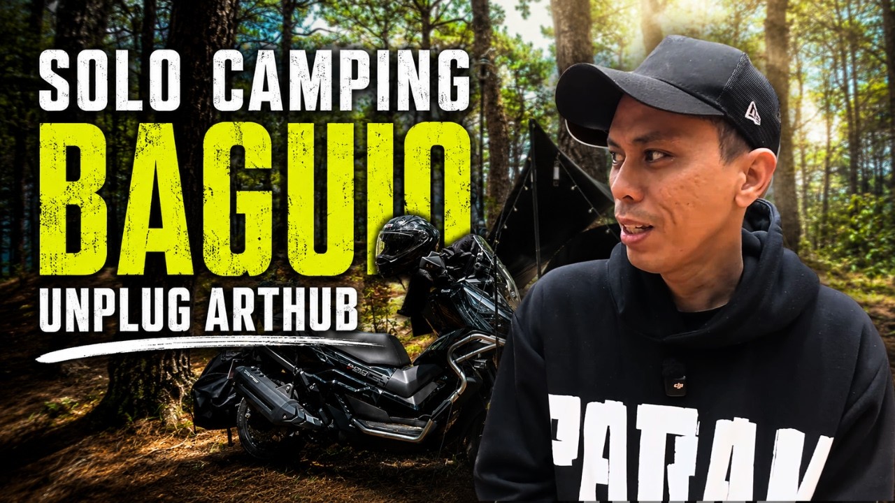 Solo Camping sa BAGUIO | Unplug Arthub Campsite