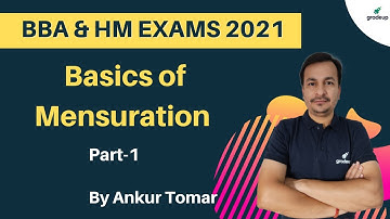 Basic Concepts of Mensuration | Maths for IPMAT | Part-1 | Ankur Tomar | Gradeup