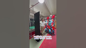 LED screen poster is easy for installation and mobility!#leddisplay #ledwall #ledscreen #led