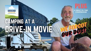 Ep. 381: Camping at a Drive-In Movie | North Carolina RV RVlife Henderson Raleigh Road