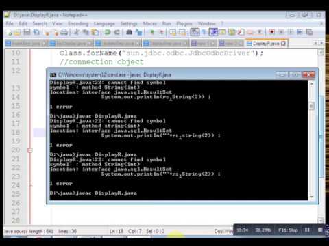java display data from MS Access database |JAVA+ MS Access fetch ...