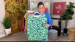 Belle by Kim Gravel TripleLuxe Knit Fierce w/ Fringe Top on QVC