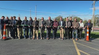 Ribbon-cutting ceremony held for diverging diamond