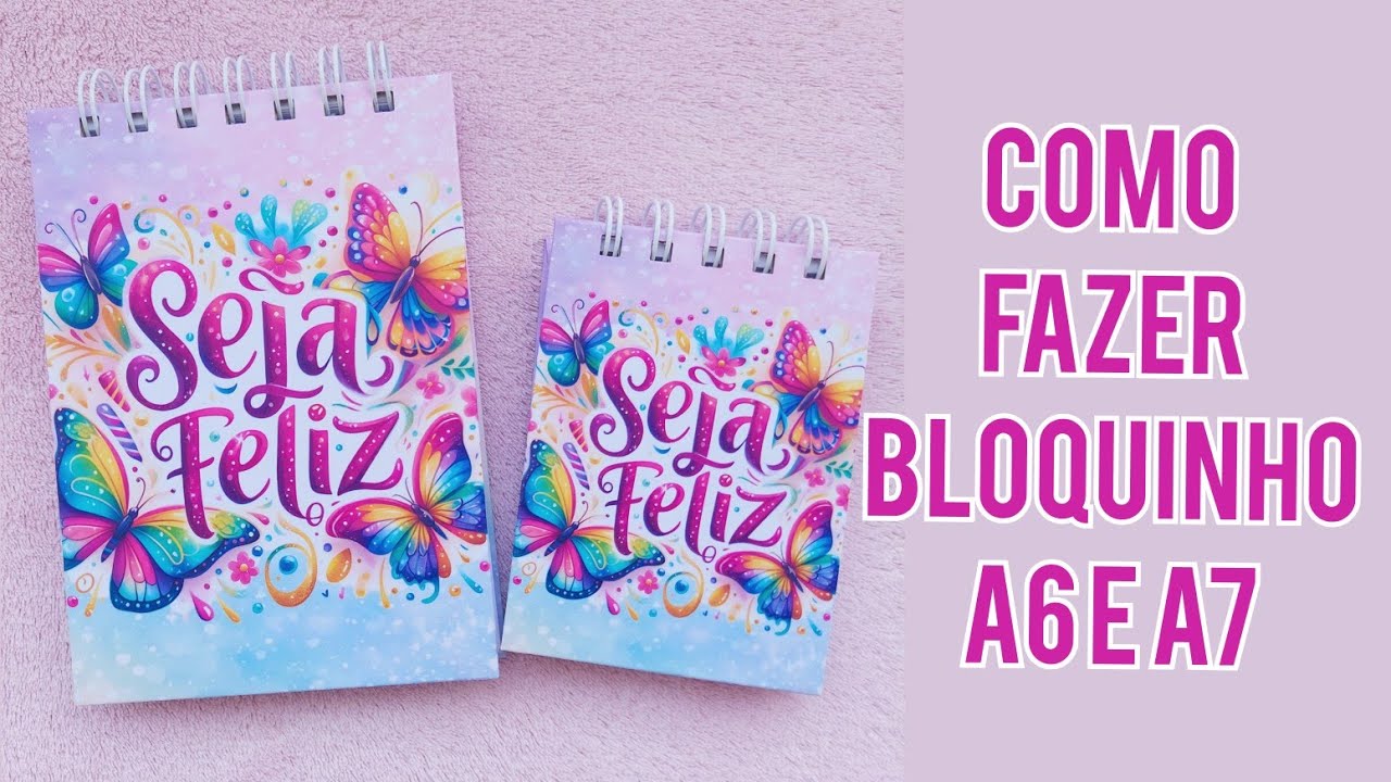 Como Fazer Bloquinho A6 e A7