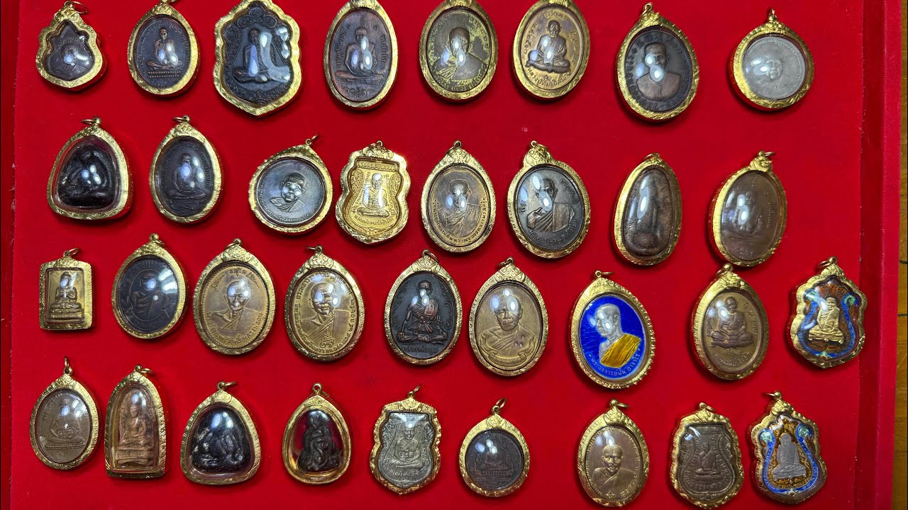 Ep575🎉 พระบ้านๆเลี่ยมกรอบทองคำแท้ โทร&ไลน์ 095-4678770☎️ มีบริการเก็บเงินปลายทาง🚗 3 มี.ค 69