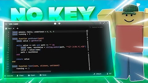 Roblox Executor No Key VOLCANO Exploit is the BEST (98% sUNC)