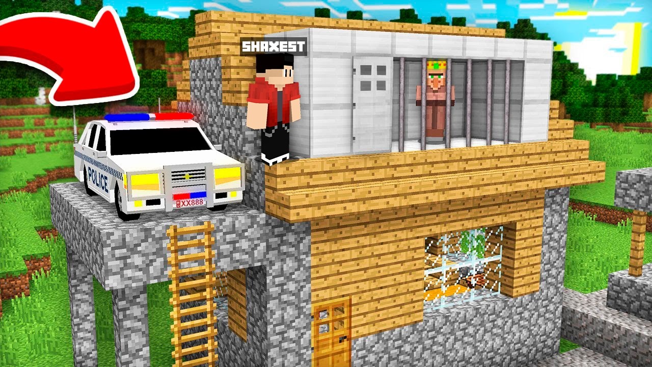 MERNI UYINI USTIDA QAMOQXONA QURDIM 😬 | UZBEKCHA MINECRAFT