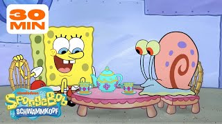 SpongeBob | Die GEMEINSTEN Momente von Gary der Schnecke! | 30 Minuten | SpongeBob Schwammkopf