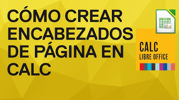 Cómo hacer un encabezado con texto e imágenes en Calc de LibreOffice