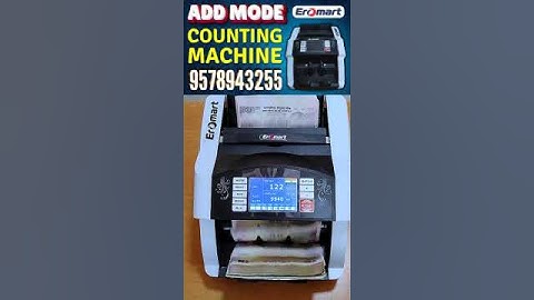 🔑Activate Add Mode Counting Machine #shorts #ytshorts #cash #money