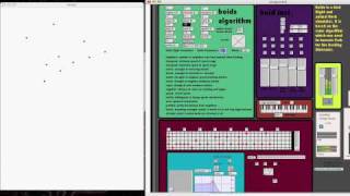MAX MSP Boids Flocking Algorithm Synth