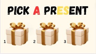 Pick a PRESENT!! Girls Edition💅🍫Nails, Shoes, Food, desserts and more!! Quick and easy quiz!!#quiz