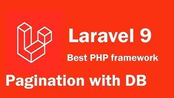 Laravel 9 tutorial - Pagination with Database