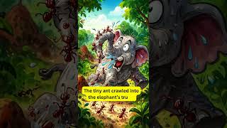 The Elephant and the Ants | Moral Story for Kids | Power of Teamwork #kids #morallesson #animation