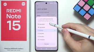 Redmi Note 15: How to Change Screen Sleep Time (Screen Timeout)