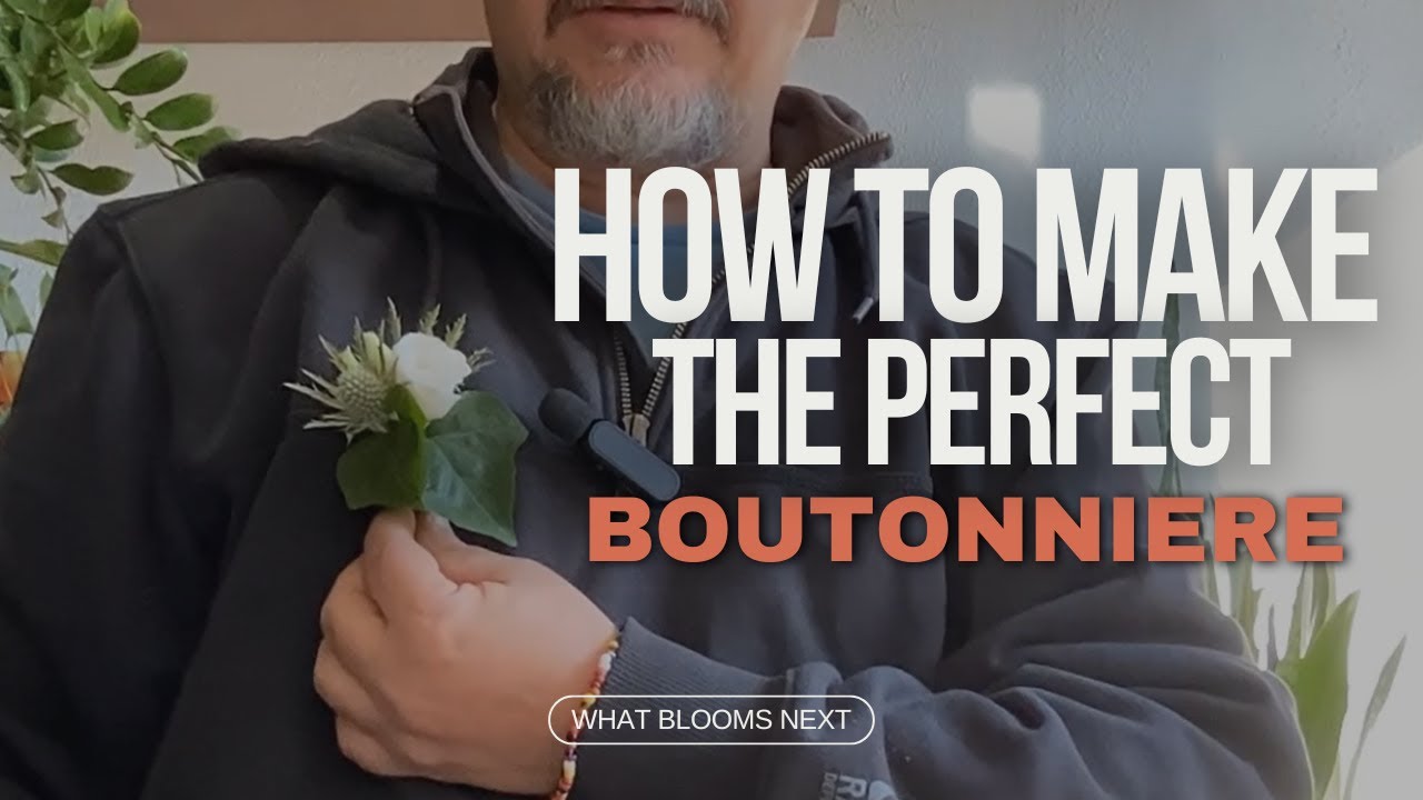 How to Make the Perfect Boutonniere - Step-by-Step! - YouTube