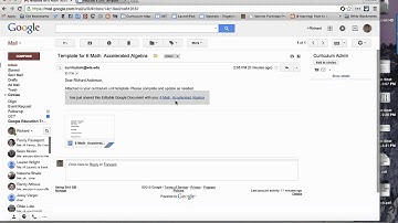 Walkthrough:  Curriculum Mapping and Google Apps