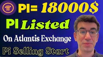 Boom 💥Pi Coin listed On Atlantis Exchange pi Coin selling Start Update 🤯🤩 1Pi = $18000 🤑🎉#crypto #pi
