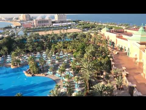 Atlantis Hotel Dubai // Swimming pool Sea 🌊 view // Atlantis Palm Dubai 5 star Hotel