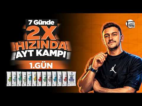 1. Gün Rehberlik I AYT 2x Kampı I 7 Günde Tekrar Et