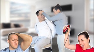 I SHAVED MY BOYFRIENDS HEAD!!! *HE BRAKES UP WITH ME*