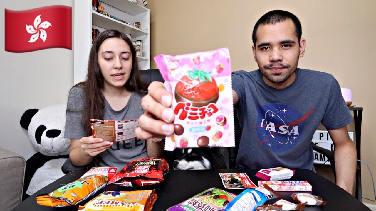 Trying Snacks From Hong Kong! | SnackCrate
