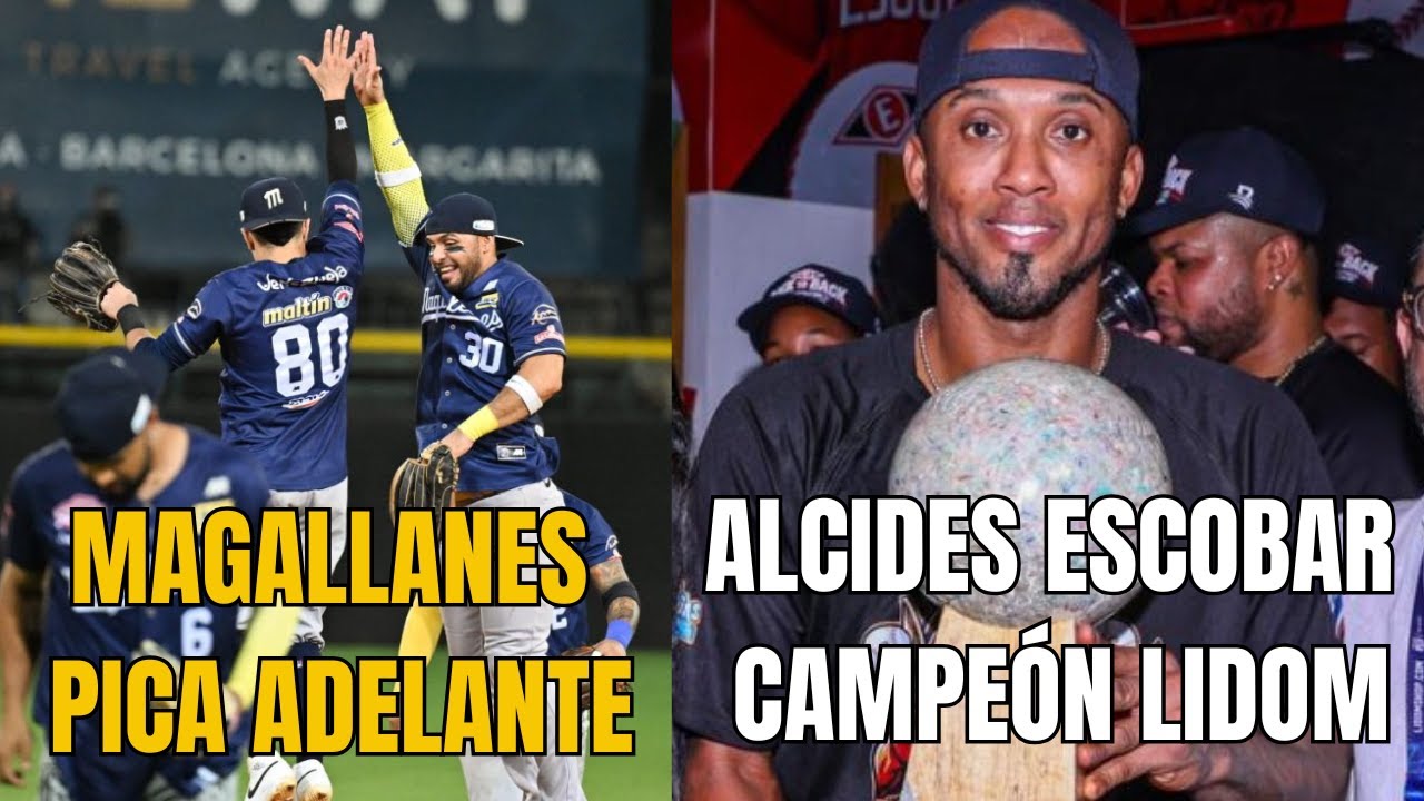 Magallanes pega primero en la FINAL de la LVBP | Alcides Escobar MVP de la FINAL de la LIDOM