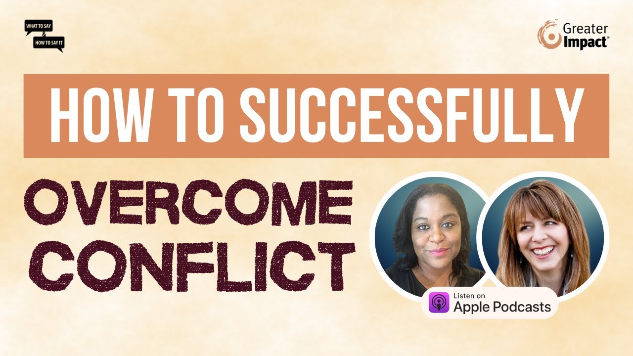 What to Say When You’re Hit Below the Belt in Conflict YouTube