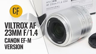 Viltrox AF 23mm f/1.4 lens review for Canon EOS M