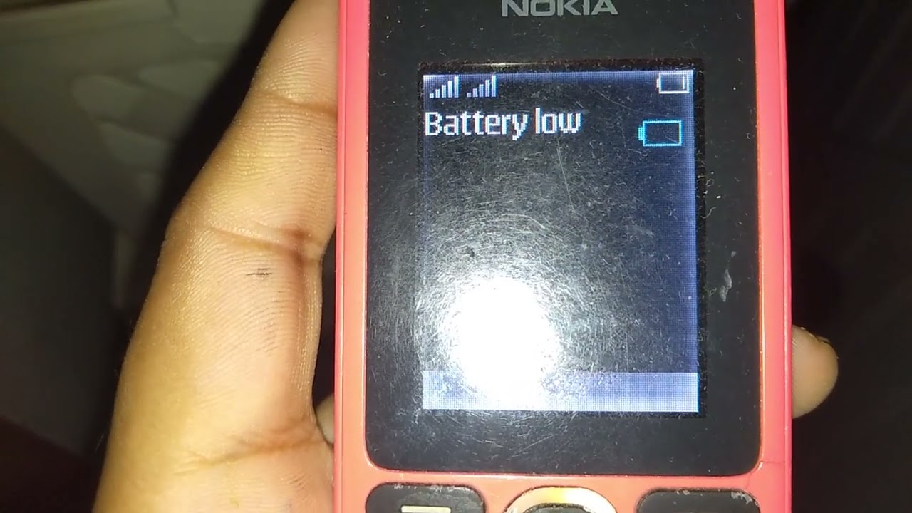 nokia-108-battery-low-and-empty-youtube