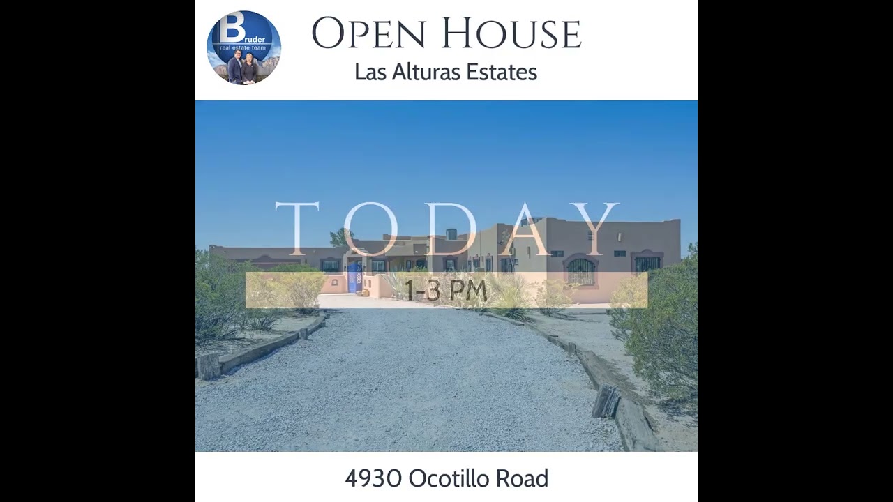 Open House 4930 Ocotillo Road