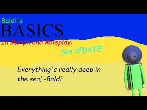 SCUBA UPDATE! | Baldi's Basics RP! | RBLX - YouTube