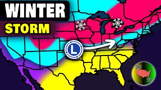 This WINTER Storm Will Bring Heavy SNOW - New Timeline + Tracking COLD Weather Ahead | ONW