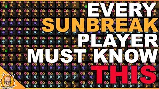 EVERY SUNBREAK PLAYER MUST KNOW THIS