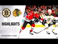 NHL Highlights | Bruins @ Blackhawks 2/5/20