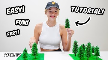 How to build Pine Trees! TUTORIAL!