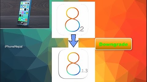 How To Downgrade iOS 8.2 To iOS 8.1.3 On iPhone, iPad mini or air, iPod Touch WithOut SHSH Blobs